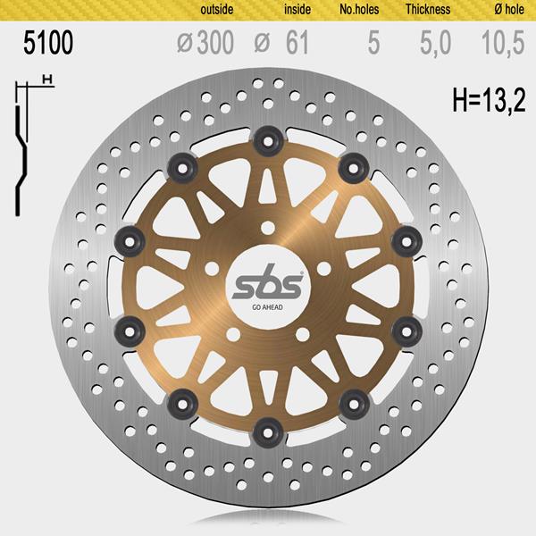 féktárcsa sbs ducati